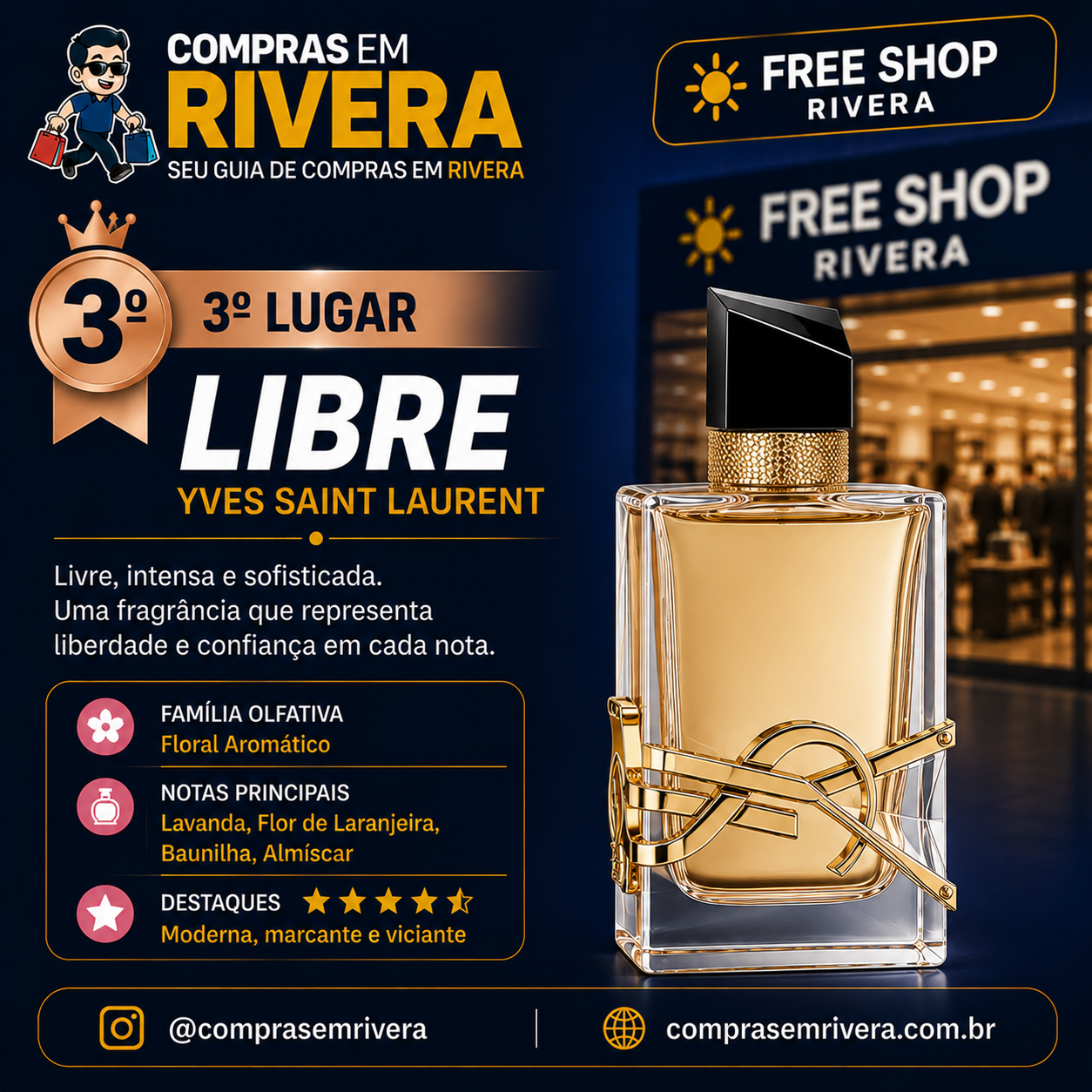 perfume libre free shop